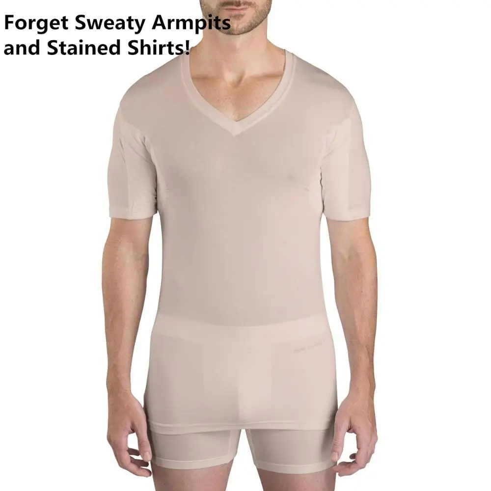 

WESPROJECT Custom Dry Fit Underarm Sweat Proof Undershirts For Men