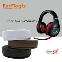 eartlogis replacement ear pads for asus rog vulcan pro republic of gamers headset parts earmuff cover cushion cups pillow