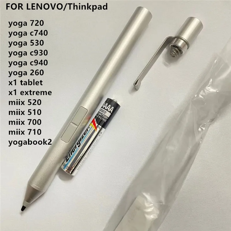 Ativa para Lenovo Caneta Thinkpad Yoga L390 11e Ideapad C340 Flxe 5i 14 X390 Tablet Portátil Stylus x1 L380