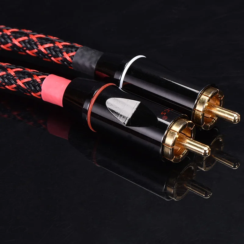 2 шт./пара CANARE Профессиональный аудиокабель RCA с Budweiser Male к HIFI для усилителя DAC TV/0 5 м