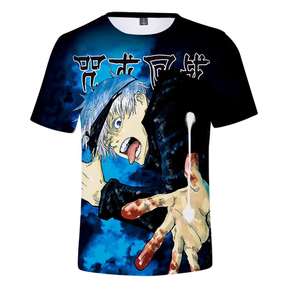 

Suitable 3D Anime Jujutsu Kaisen T-shirts Men Women Tops Summer Kids t shirt Hot Print Casual Boys Girls Cool Hip Hop Tee Shirts