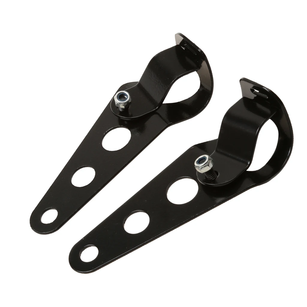 Мотоциклетный кронштейн из алюминиевого сплава с плоской черной головкой вилка