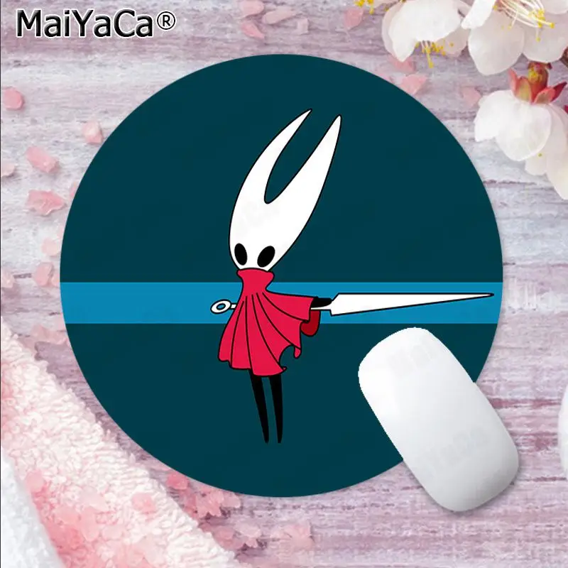 

Maiyaca New Arrivals Hollow Knight gamer play mats round gaming Mousepad Anti-Slip Laptop PC Mice Pad Mat gaming Mousepad