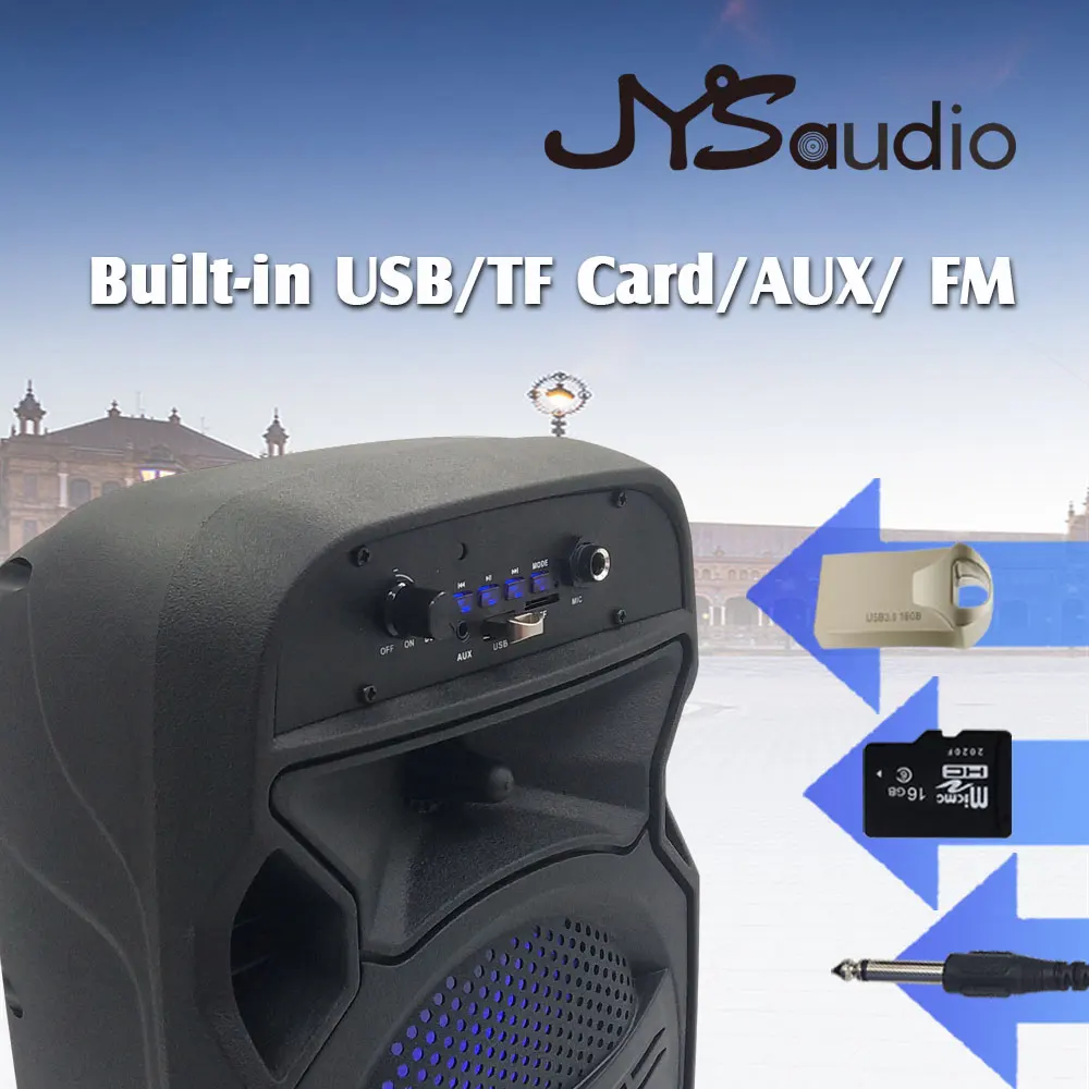 Высококачественная Беспроводная Bluetooth колонка FM радио портативная уличная Смарт