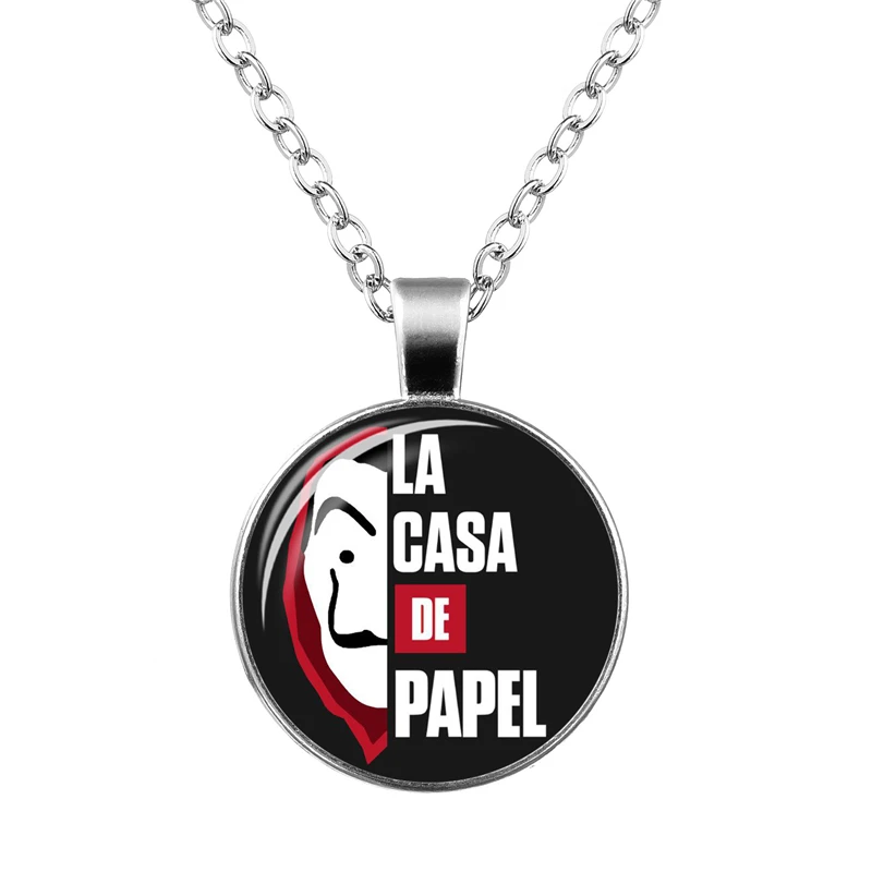 Кулон в виде домика папера брелок для денег La Casa De Papel ювелирное изделие