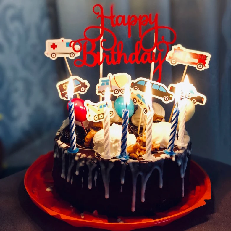 Инженерные украшения для тортов в автомобиле обертки кексов грузовик баннер