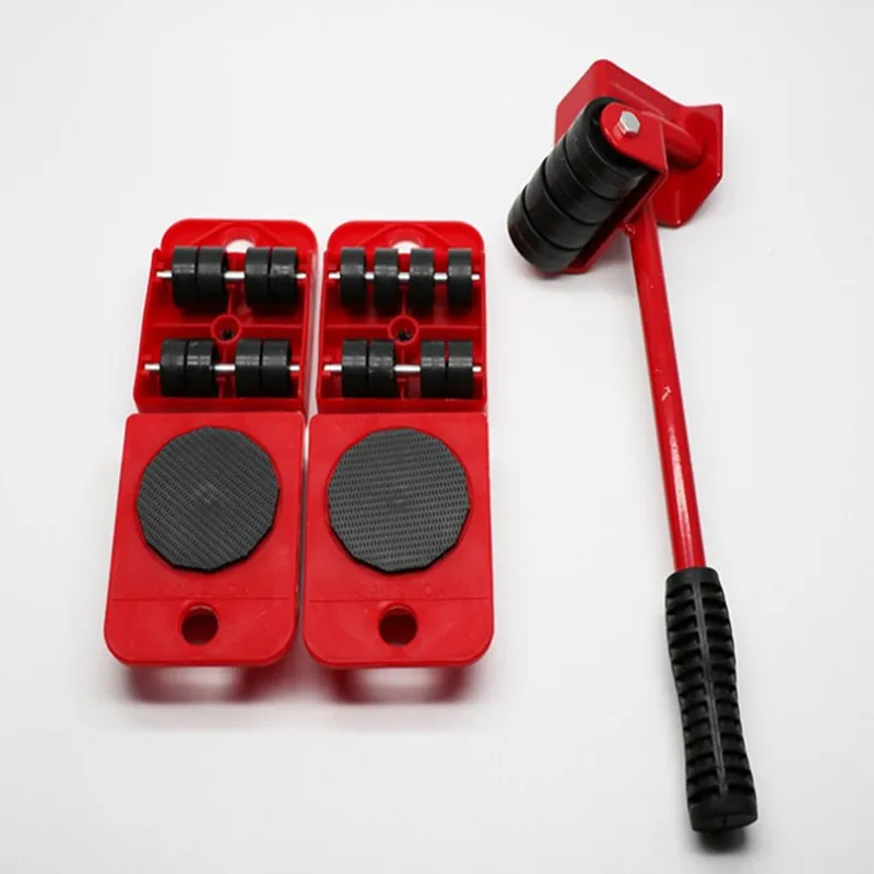 

5pcs Heavy Object Mover Set Portable Move Handling transport lift heavy Tool for Furnitures moving tool Dropship for home