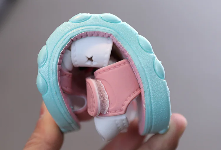 

New Summer Toddler Girls Shoes Pink Cute Cartoon Baby Boys Sandals Soft Non-slip Beach Kids Breathable Sandals First Walkers