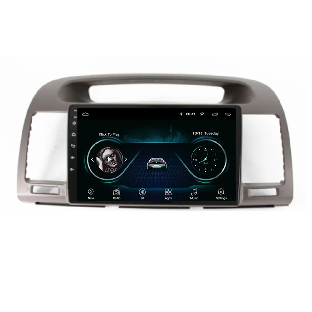 Мультимедийный проигрыватель для Toyota Camry Android 10 1/9/8.1 4G LTE 2002 2003 2004 2005 2006 стерео DVD
