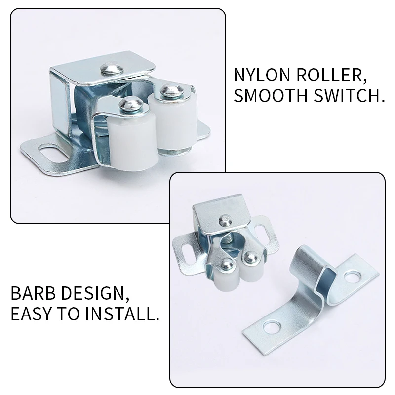 

2-10PCS Door Stop Closer Stoppers Damper Buffer Magnet Cabinet Catches For Wardrobe Hardware Furniture Fittings