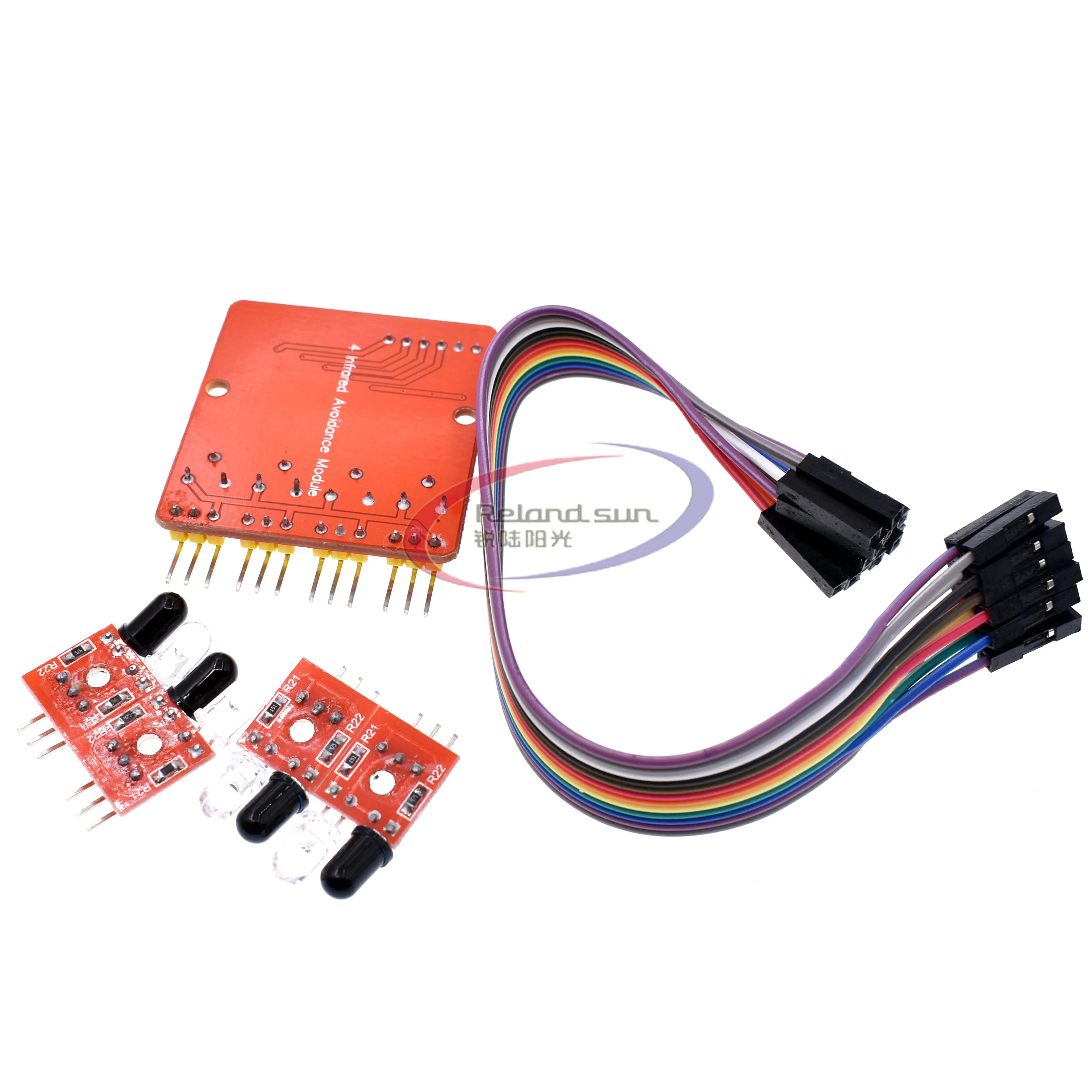 Четырехканальный инфракрасный трекер 4 канальный датчик отслеживания линии