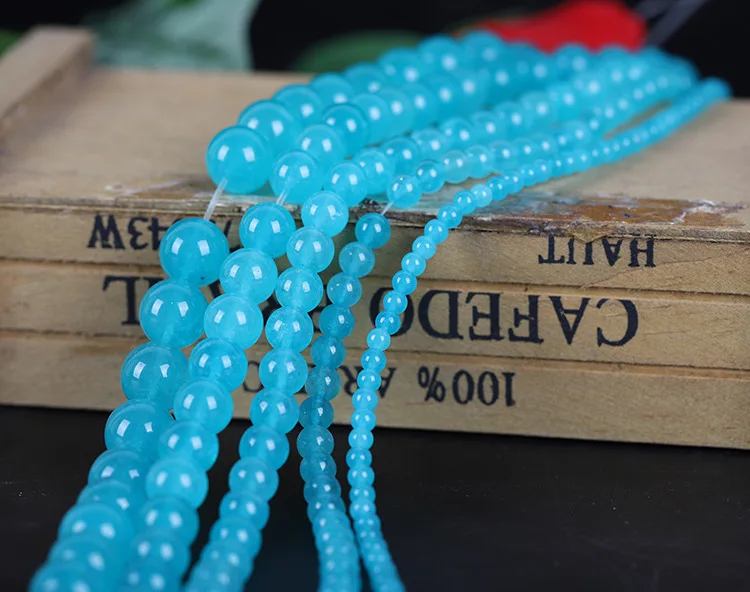 

Имитация камня Tianhe халцедон санчжу озеро синий халцедон полуготовый DIY ручной работы бисер браслет ожерелье Хрустальное ювелирное изделие