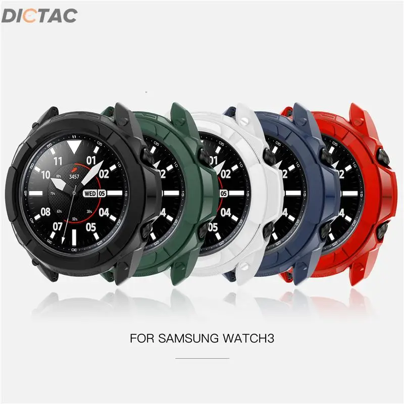 

Защитный чехол для смарт-часов Samsung Galaxy Watch 3, Обложка для смарт-часов, ободковое кольцо, рамка, защитный чехол, смарт-аксессуары, кольцо 41 мм 45 ...