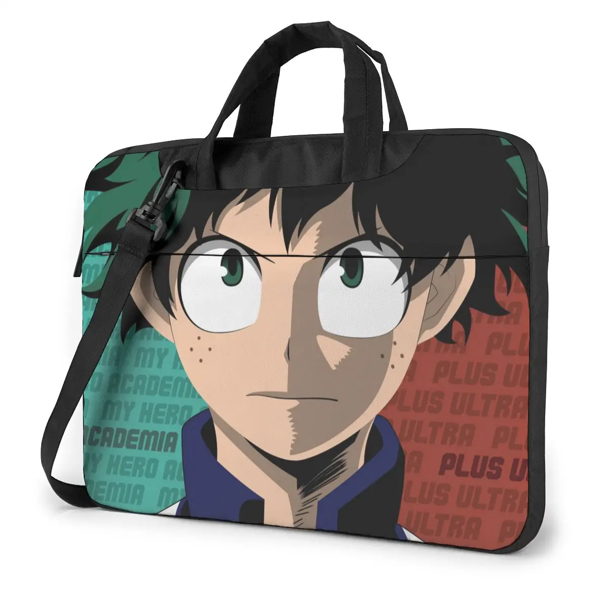 

My Hero Academia Laptop Bag Case Protective Vintage Computer Bag Bicycle Crossbody Laptop Pouch