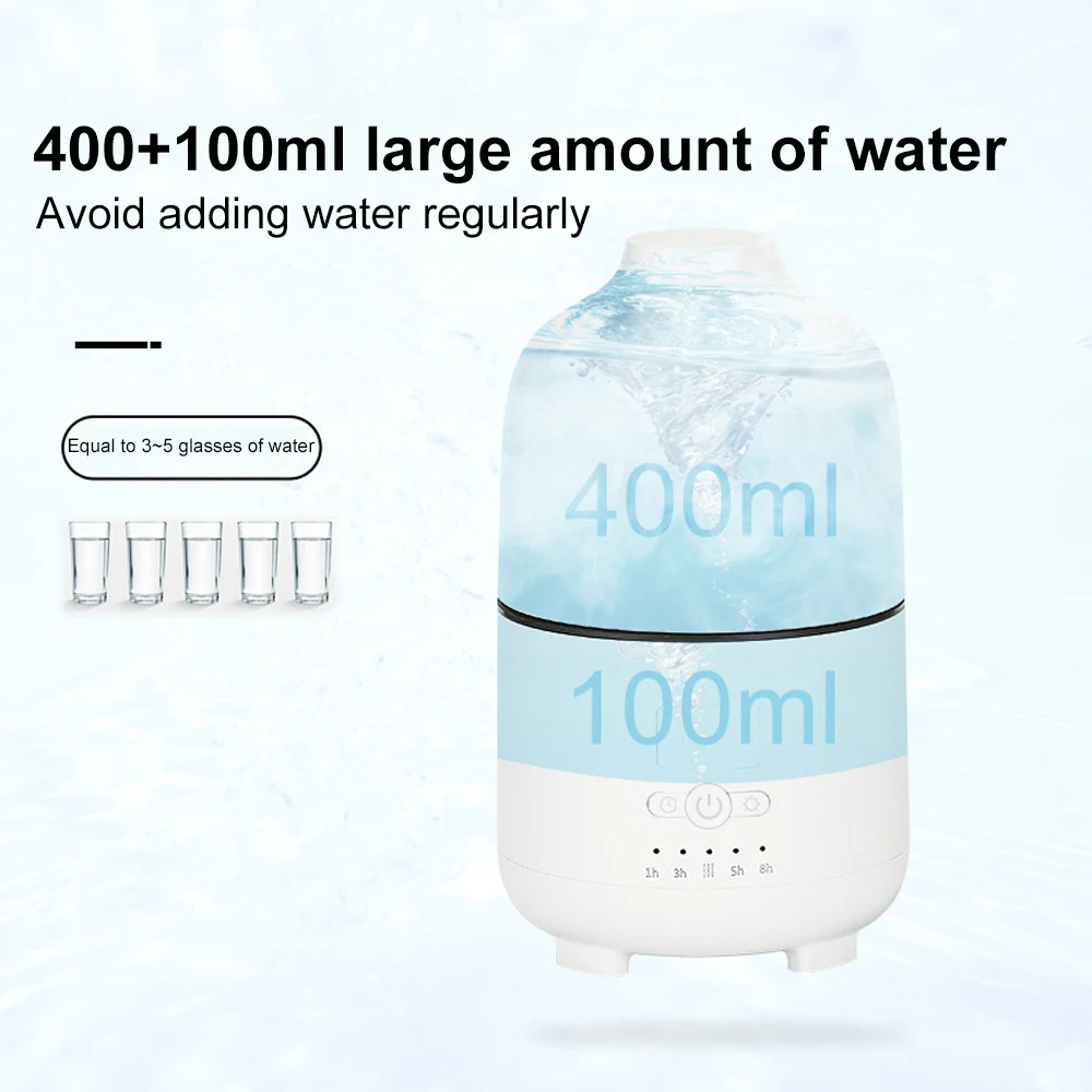 500 мл увлажнитель воздуха арома диффузор бытовой распылитель Fogger Очищающий масло