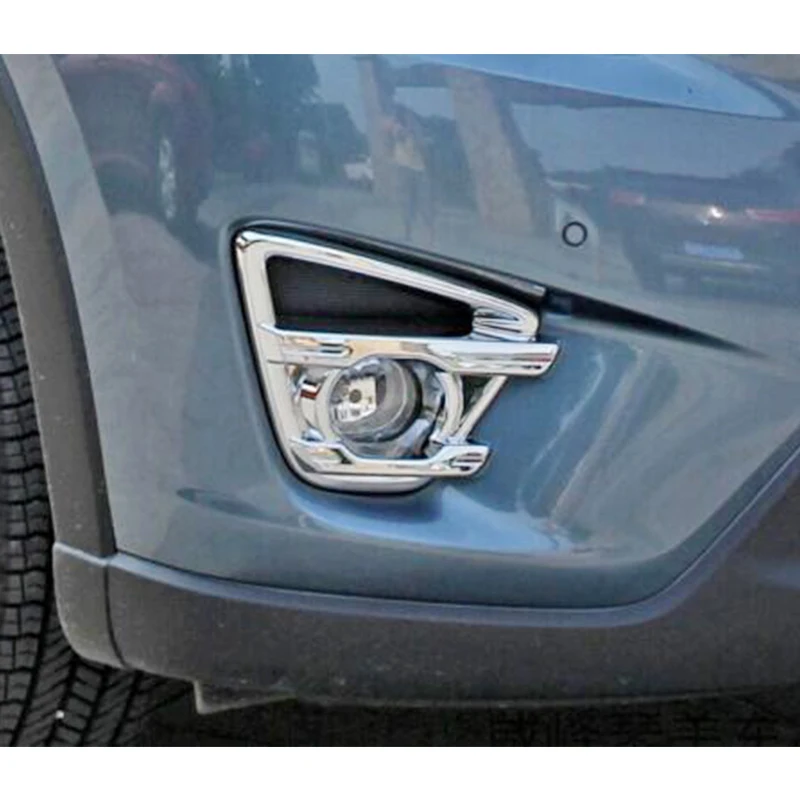 Для Mazda CX 5 2012 2013 2014 ABS Хромированная Автомобильная передняя противотуманная фара