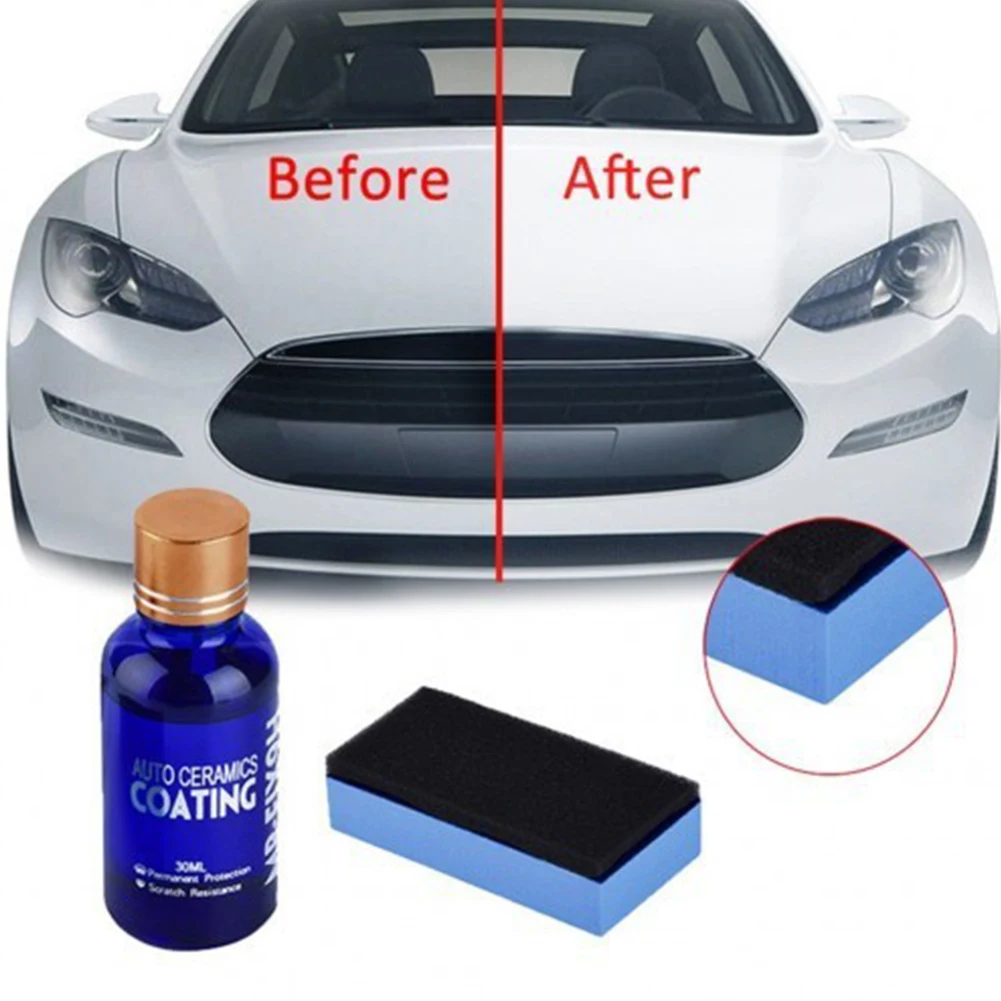 9H Liquid Glass Ceramic Car Coating Waterproof Nano Ceramics Car Paint Care Anti-scratch Super Hydrophobic Glass Coating Polish