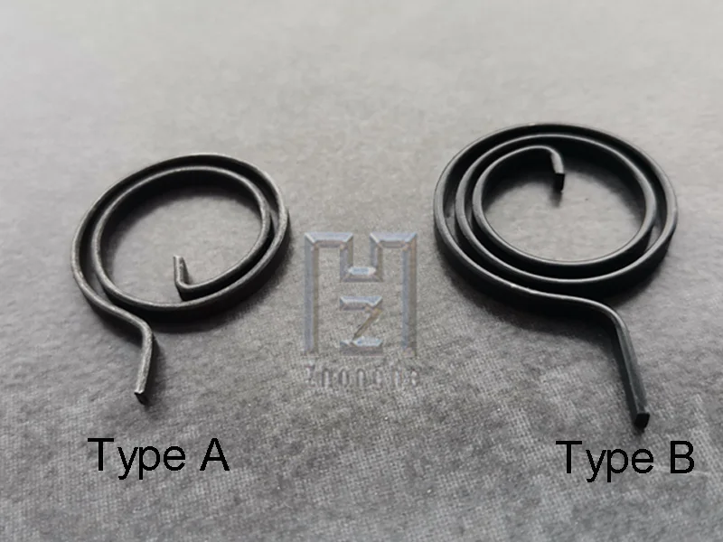 Плоская проволочная ручка дверного замка 28 мм пружинная катушка для типа А тип