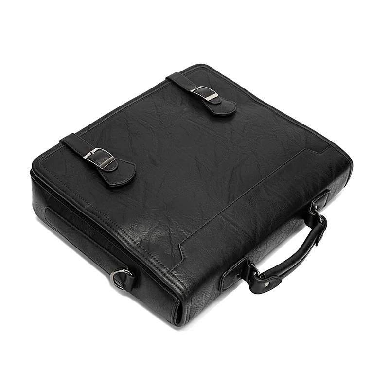 

MEN'S Handbag PU Leather Carrying Cross Men's Bag Bag Business Cowhide Crossbody Bag Casual Briefcase