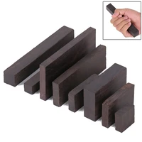 ebony lumber blank wooden guitar inlay parts luthier accessories black block ebony wood diy craft wood for musical instruments