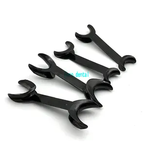 4 шт. стоматологический двухголовый Т-образный интраоральный Ретрактор для щеки губы черный