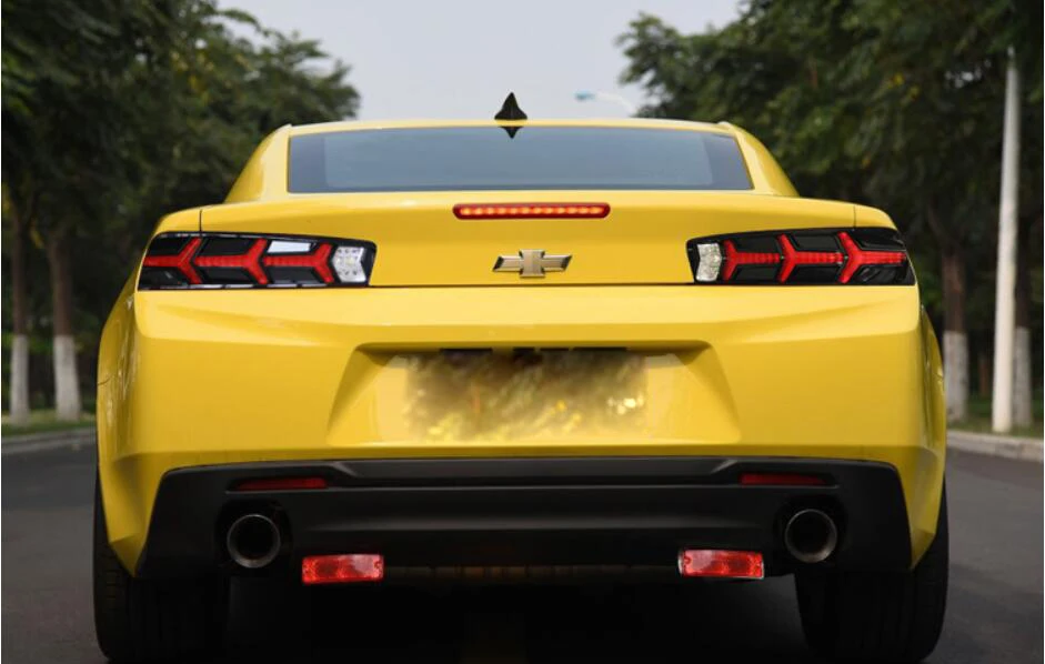 Год задний фонарь для Chevrolet Camaro задние фары автомобильные аксессуары светодиодный DRL Taillamp Для Camaro противотуманные фары