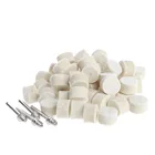 50 шт. 25 мм шерстяной войлочный полировальный шлифовальный круг + 4 шт. хвостовика 3,15 мм