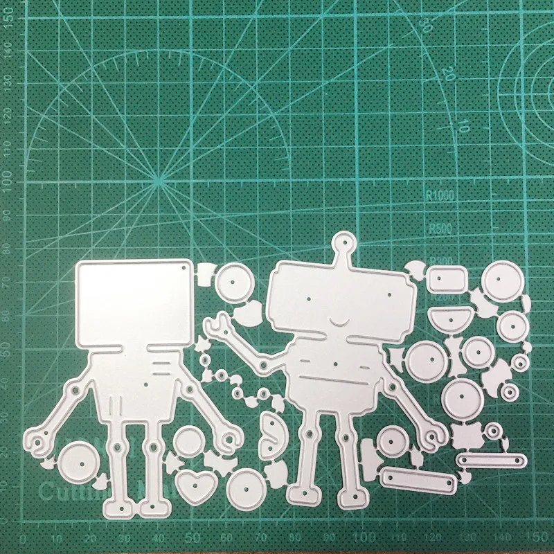 Робот ракета Alien границы металлический Трафаретный вырубной штамп Трафареты