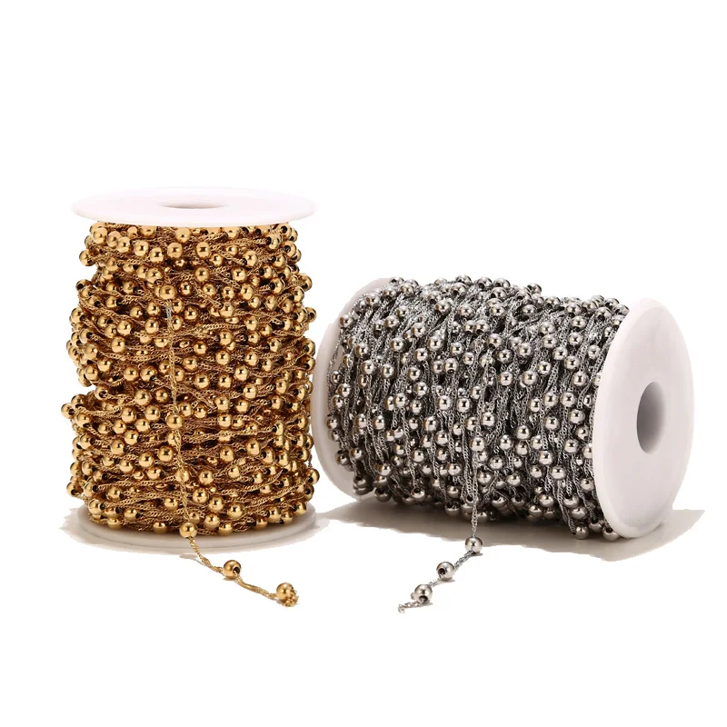 Цепочка Из Нержавеющей Стали для изготовления ювелирных изделий цепь со