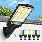 1 шт., водонепроницаемый светодиодный светильник на солнечной батарее, с датчиком движения