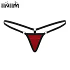 Трусики-стринги женские, с низкой посадкой, нижнее белье мини