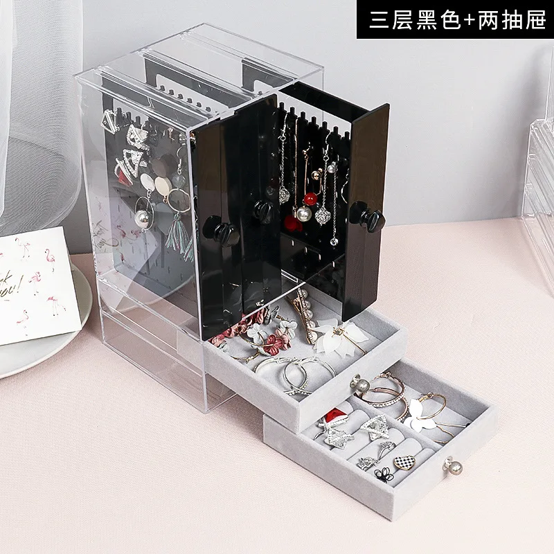 Коробка для хранения ювелирных изделий домашний комод стенд браслет вешалка
