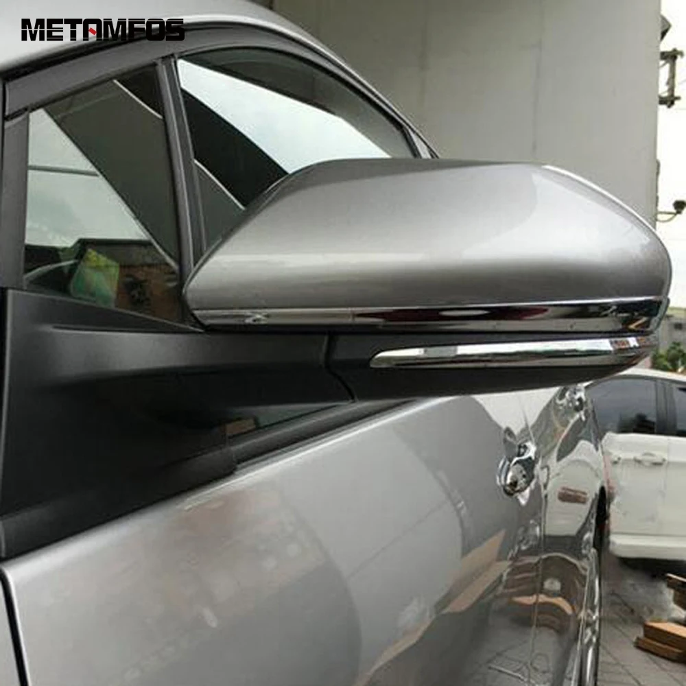 Cubierta de tira de espejo retrovisor para Toyota Prius, moldura, pegatina, accesorios de estilo de coche, 2016, 2017, 2018