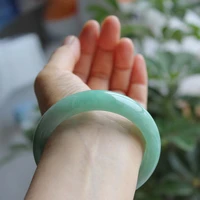 5a class high quality jewelry light green original ecological pattern bracelets exquisite gifts accessories pure natural bangles