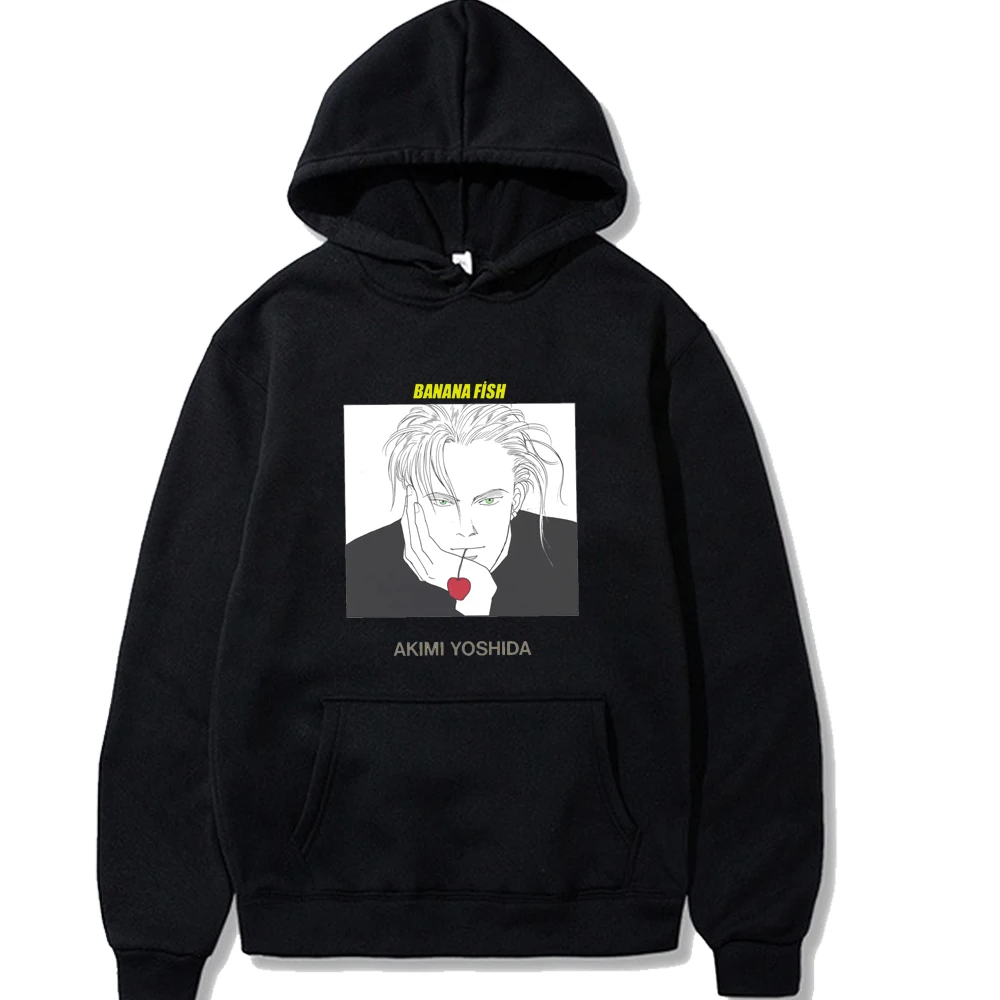 

Banana Fish Hoodie Fashion Pullovers Tops Male And Female