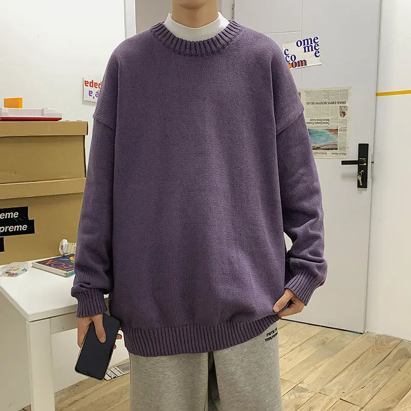 Мужской зимний теплый свитер Privathinker Корейская уличная одежда модные пуловеры