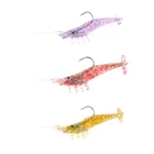 1 шт. Мягкая приманка, прозрачные приманки для креветок, приманка для морской рыбалки с креветками, Мягкая приманка для оня, 10 г8,5 см, приманка для морской ловли окуня, креветок