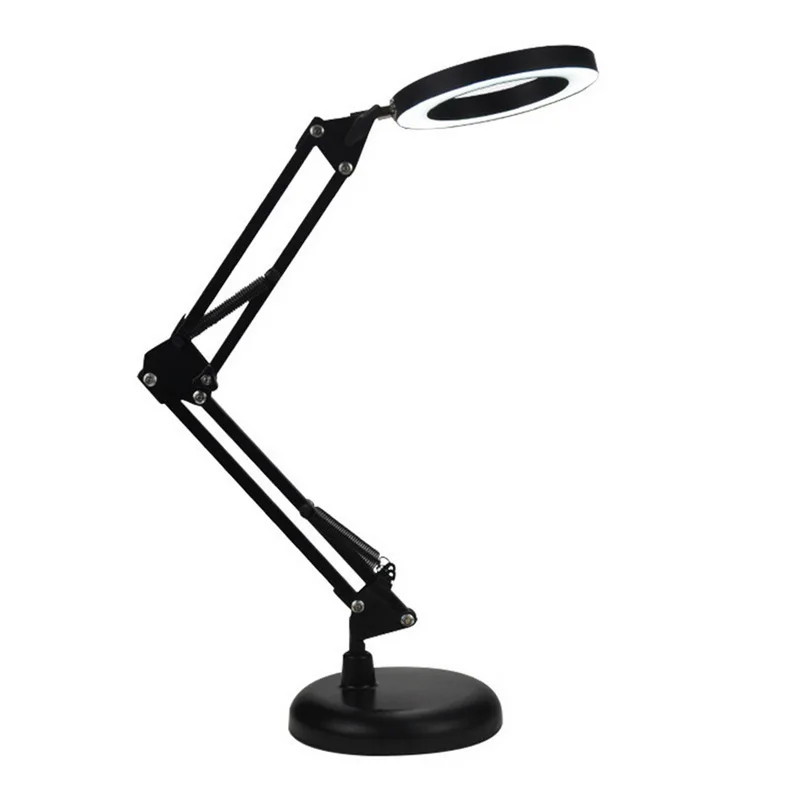 

Flexo Table Lamp Led Desk Eye protection Lamp Touch Clip Study Lamps Magnifier Gooseneck Desktop USB Table Light Rechargeable