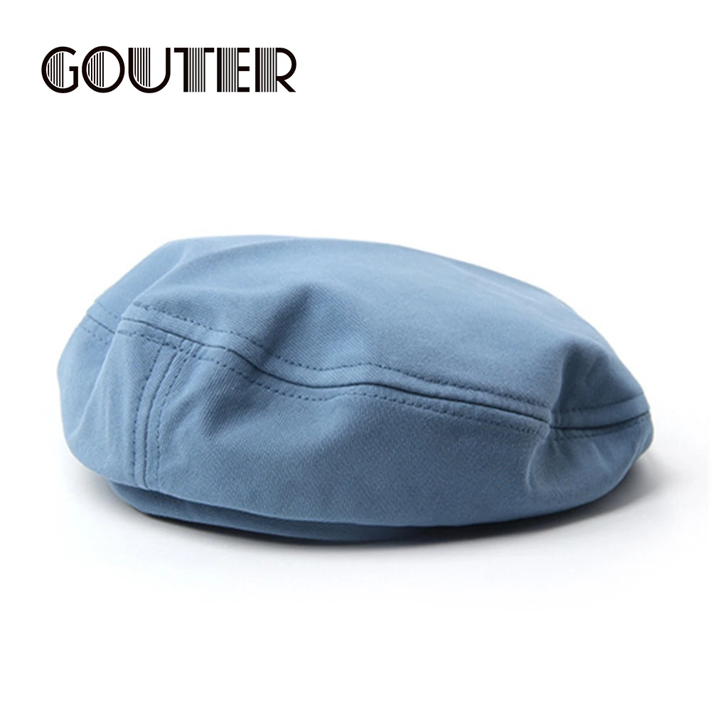 Женский берет GOUTER винтажная простая Шапка бини с французским художником
