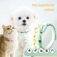summer cat dog anti flea collar outdoor adjustable cute pet collar 6 month flea tick collar small medium dogs pets accessories