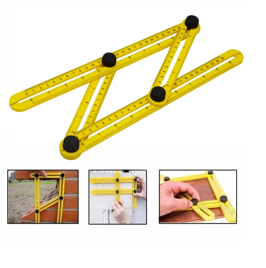 ruler plastic 10 дюймов и 5 дюймов самоблокирующийся контурный калибровочный механизм профильный Калибр с блокировкой маркировочный Калибр дубликатор для измерения плитки линейка - Цвет: ruler plastic