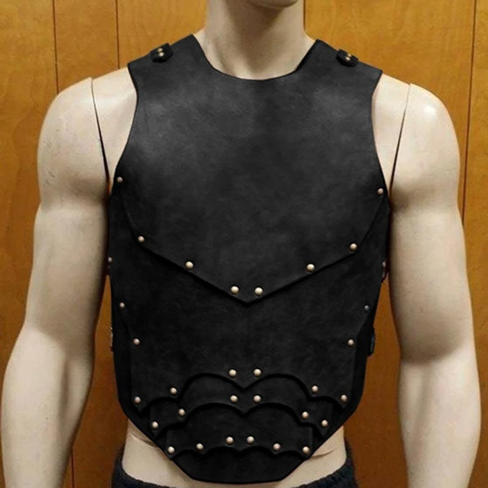 Винтажная кожаная Броня в стиле стимпанк винтажная Фэнтези аксессуары для