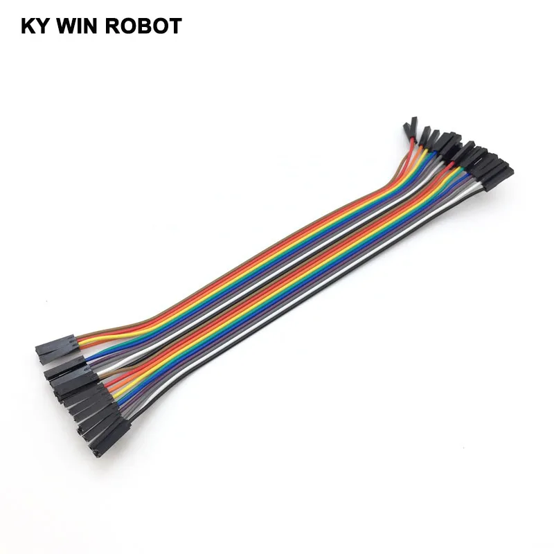 20 шт. dupont кабель Перемычка провода dupont линия Женский dupont линия 20 см 2,54 мм 1P для arduino DIY KIT