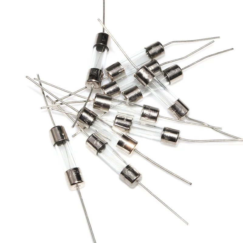 Стеклянная трубка плавкого предохранителя 5*20 мм со штифтом быстрый разрыв