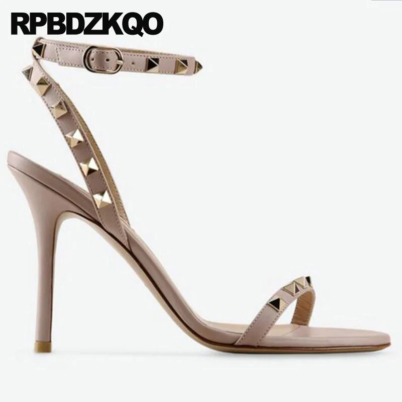 Модные туфли на шпильках Цвета Дизайнерские босоножки Роскошная женская 2021