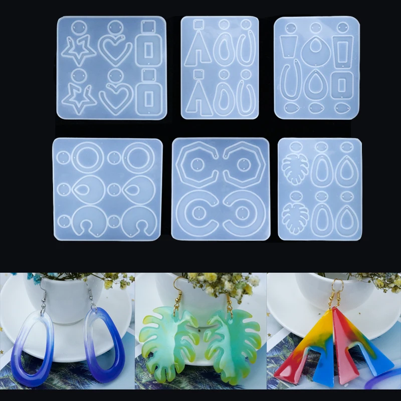 Сделай сам Хрустальная подвеска для ушей форма геометрической коллекции