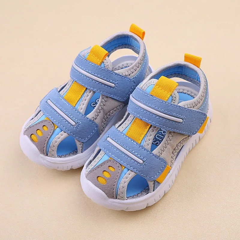 

Summer baby sandals for girls boys soft bottom cloth children shoes fashion little kids beach sandals toddler shoes
