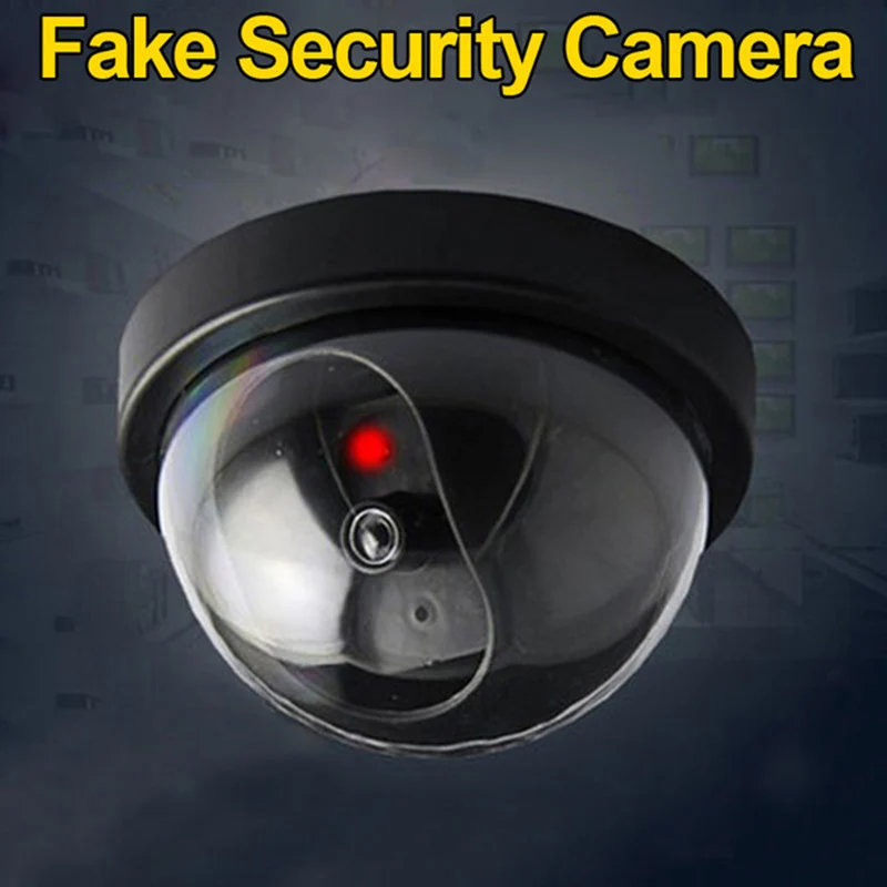 

Купольная имитация охранной сигнализации, внутренняя поддельная веб-камера, наружная домашняя камера наблюдения, светодиодная лампа, имит...