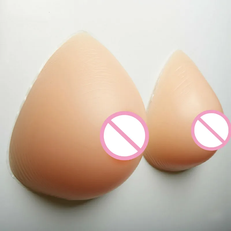 A To FF Cup Triangle Silicone Breasts Form A Mastectomy Crossdresser Breast Enlargement Artifact Pseudo Mother