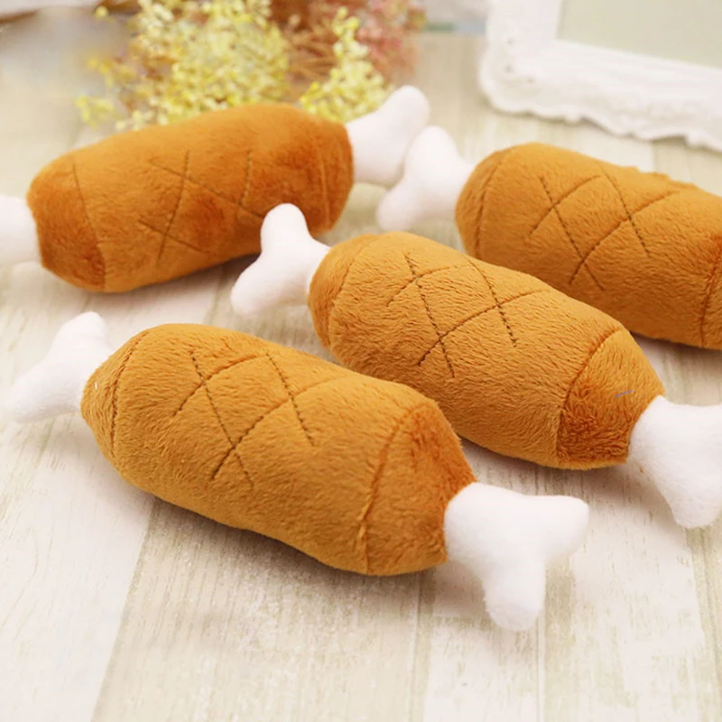 

2022 New Arrive Hot Selling 1PC Chicken Legs Plush Toys Interactive Sound Toys funny time Good Quality